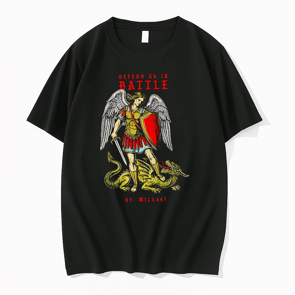 Officials Defend Us In Battle St Michael Premium T Shirt