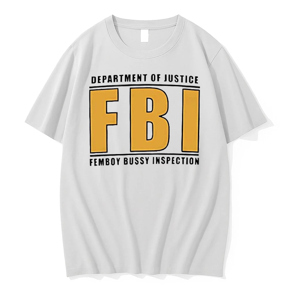 Officials Department Of Justice Fbi Femboy Bussy Inspection Tee Premium T Shirt