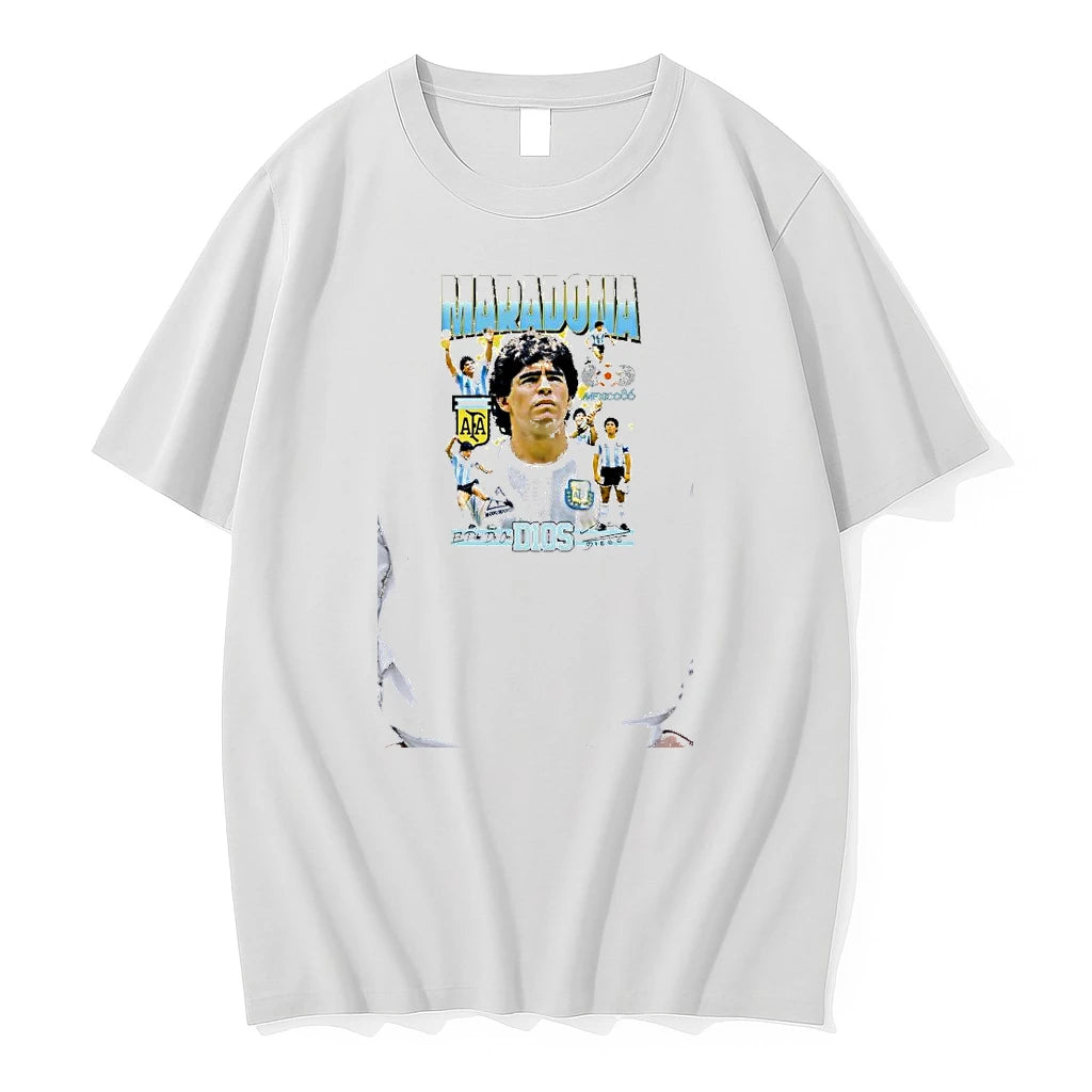 Officials Diego Maradona Argentina Mexico 86 El Pibe De Oro D10s Premium T Shirt
