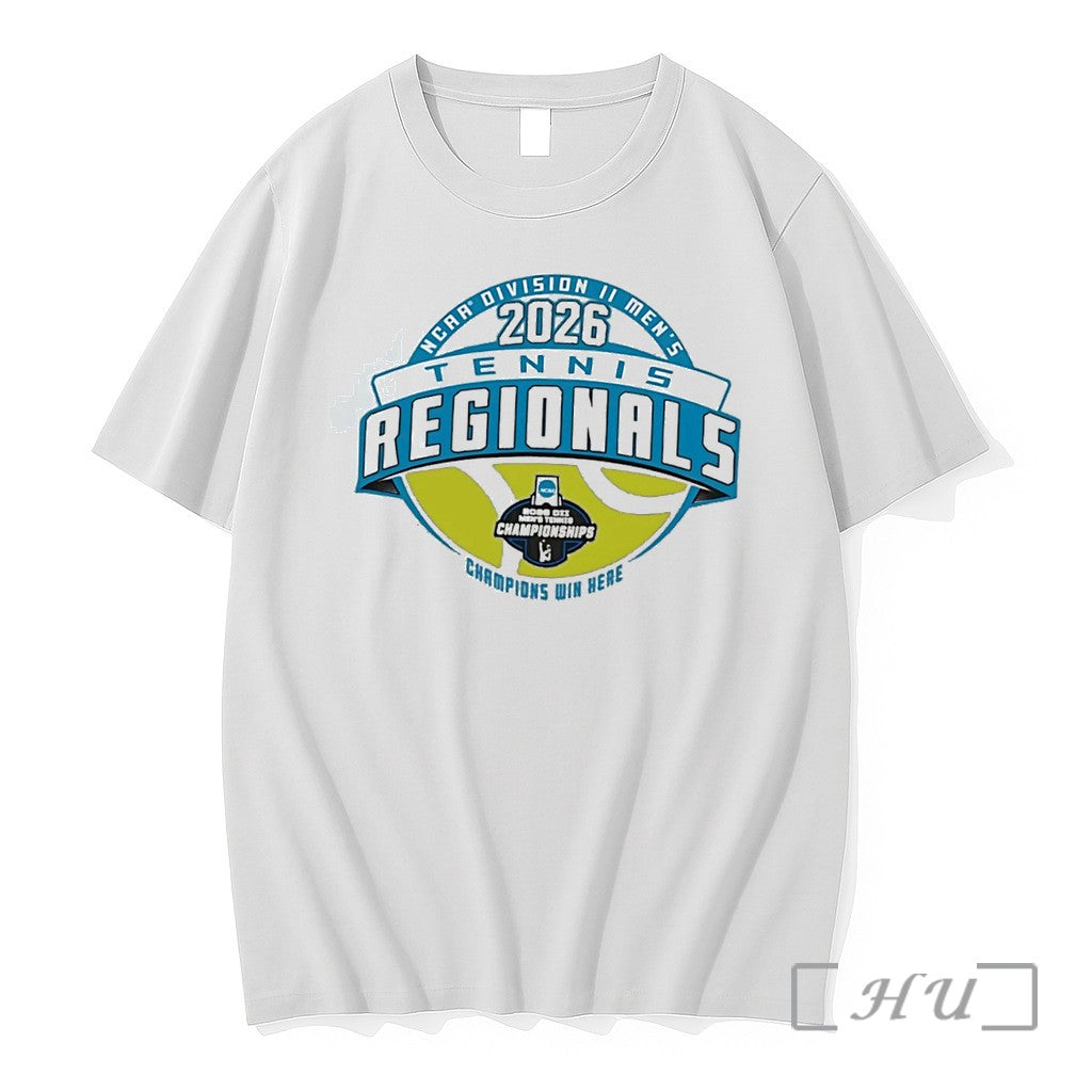 Officials Division Ii Mens Womens Tennis Championships 2026 Champions Win Here Classic Tee Premium
