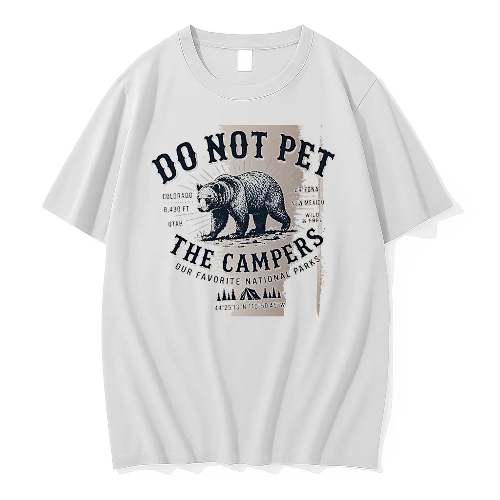Officials Do Not Pet The Campers Our Favorite National Parks Bear White