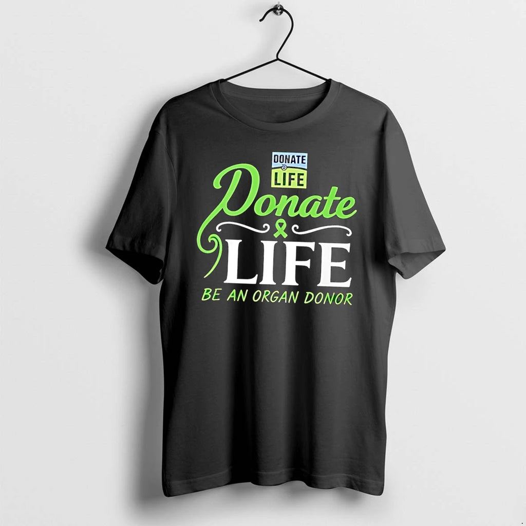 Officials Donate Life Be An Organ Donor Graphic Black Premium T Shirt
