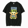 Officials Donate Life Grogu Holding Sign Black Premium T Shirt