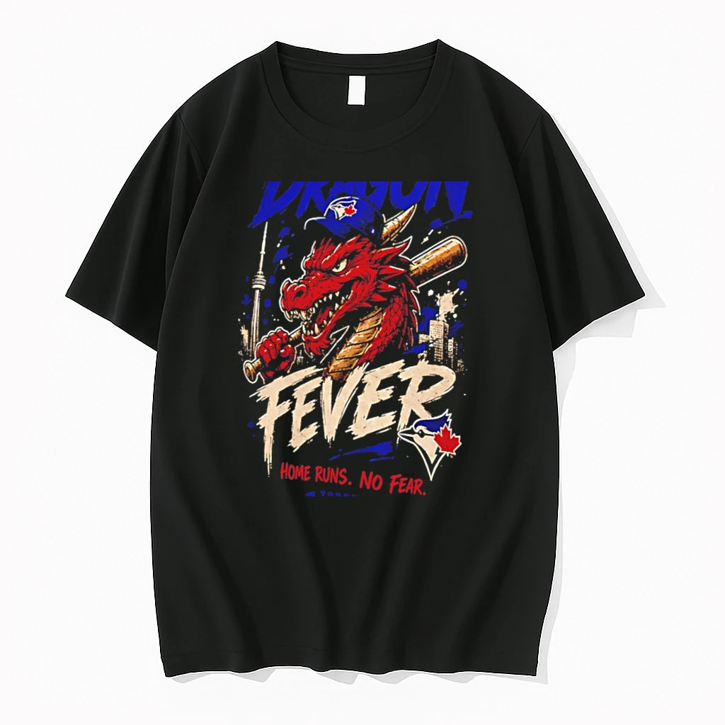 Officials Dragon Fever Toronto Blue Jays Home Run Dragon Tee Premium T Shirt