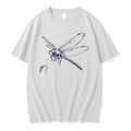 Officials Dragonfly And Frog Nature Illustration Wildlife Biology Lovers Tee Premium T Shirt