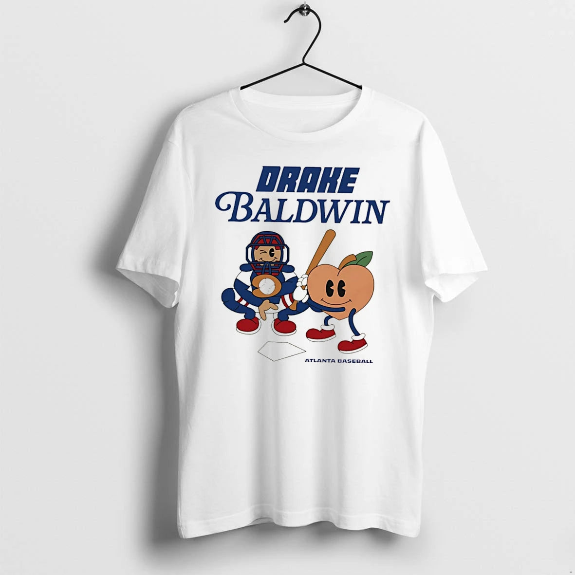 Officials Drake Baldwin Atlanta Braves Animated Players Tee Premium T Shirt
