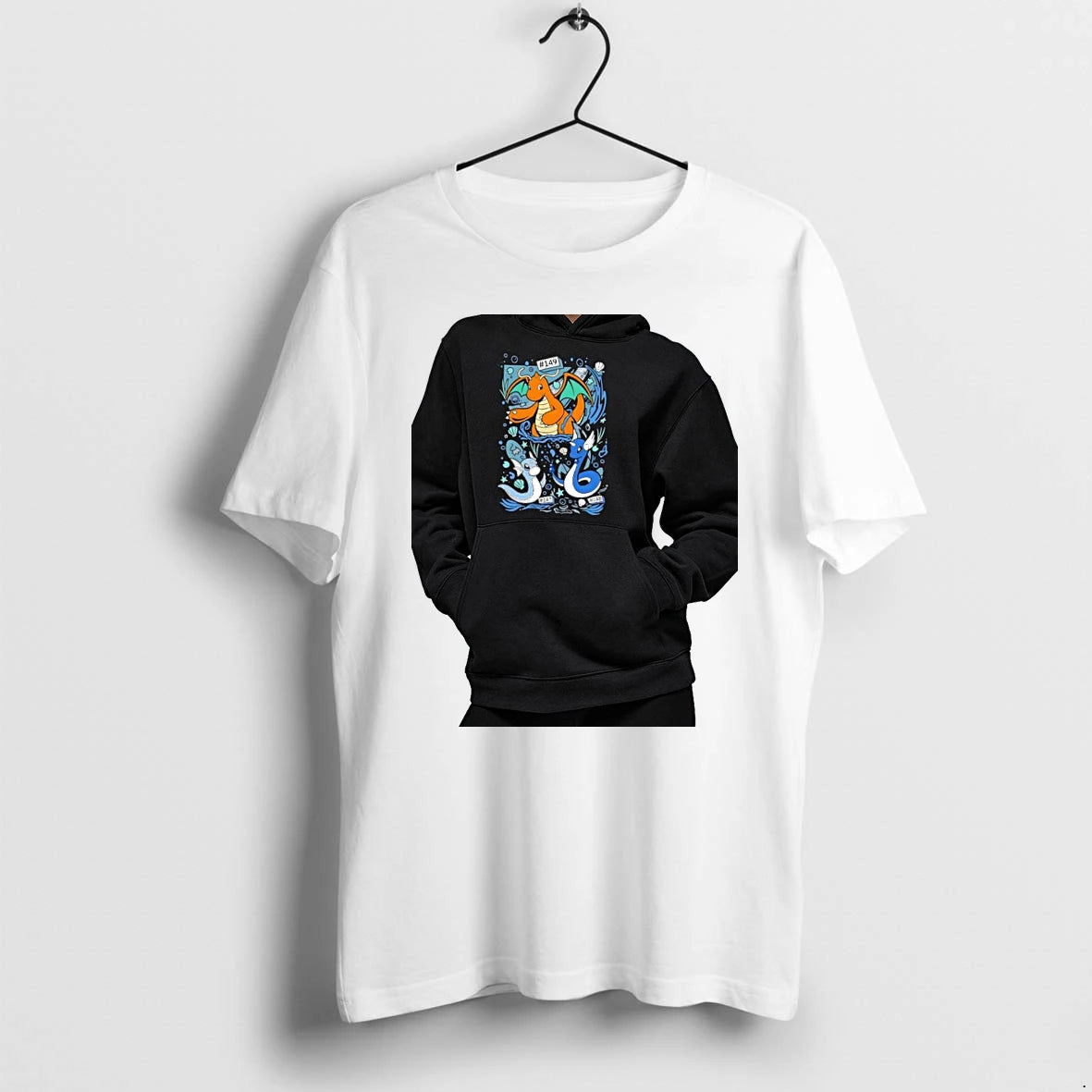 Officials Dratini Dragonair Dragonite Pokemon 147 148 149 Premium T Shirt