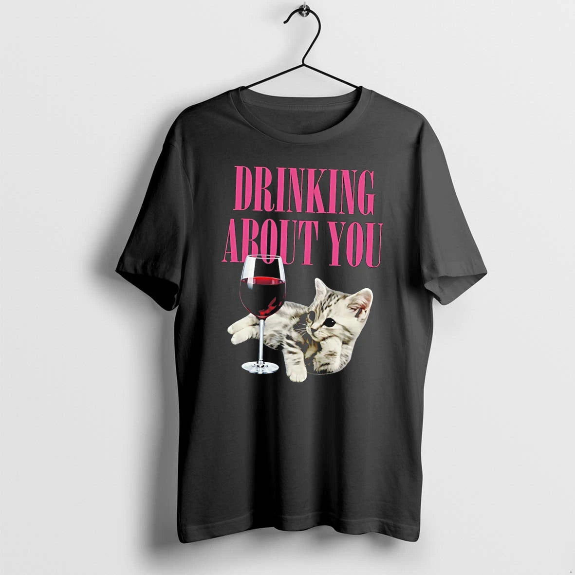 Officials Drinking About You Cute Kitten Tee Premium T Shirt