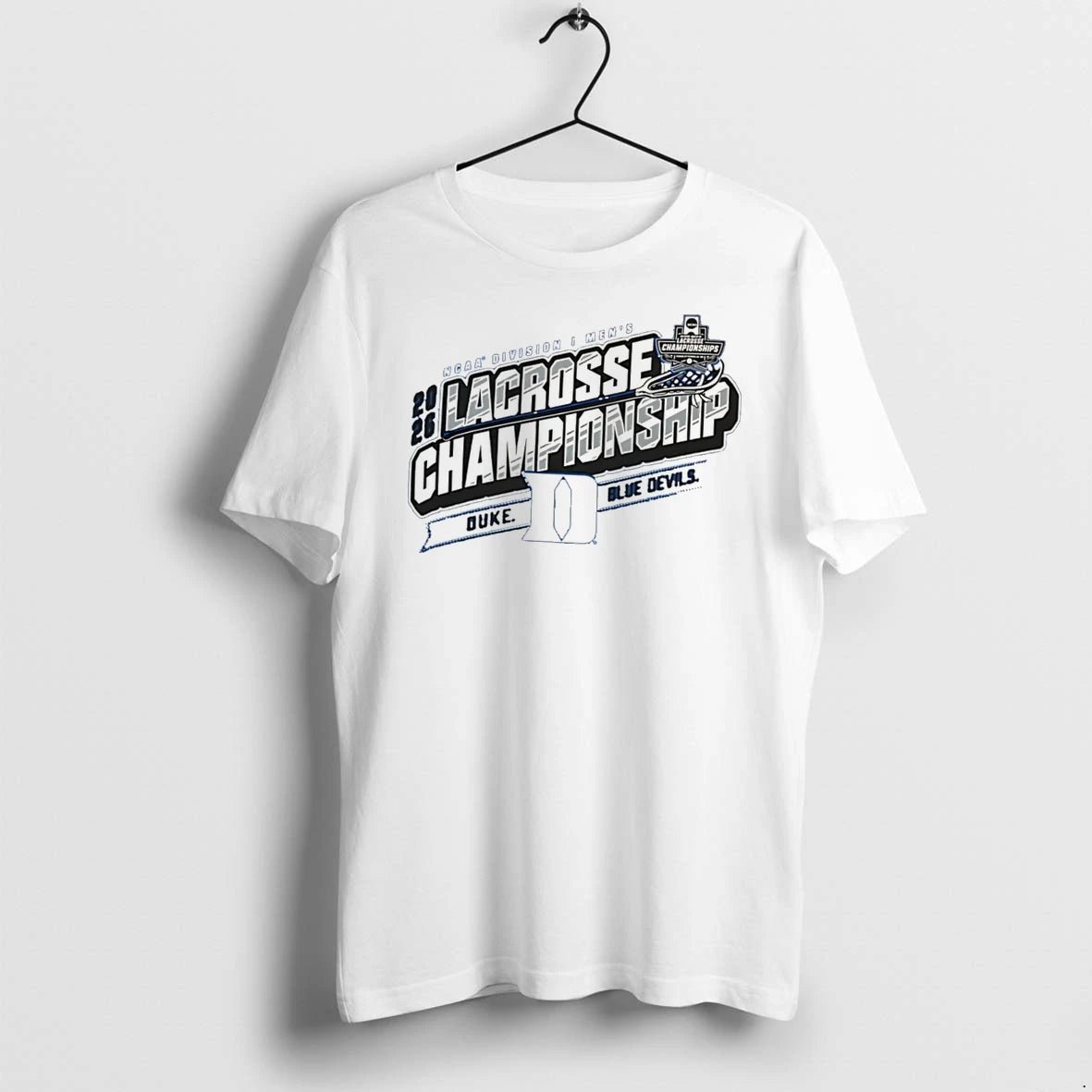 Officials Duke Blue Devils 2026 Ncaa Division I Mens Lacrosse Championship Tee