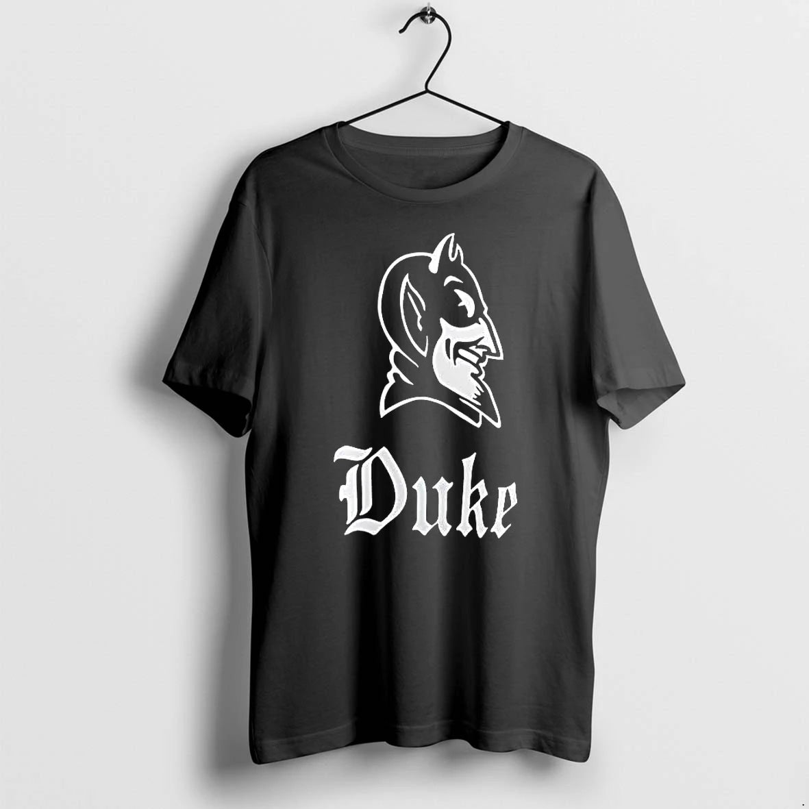 Officials Duke Blue Devils Logo Style Black Mens Premium T Shirt