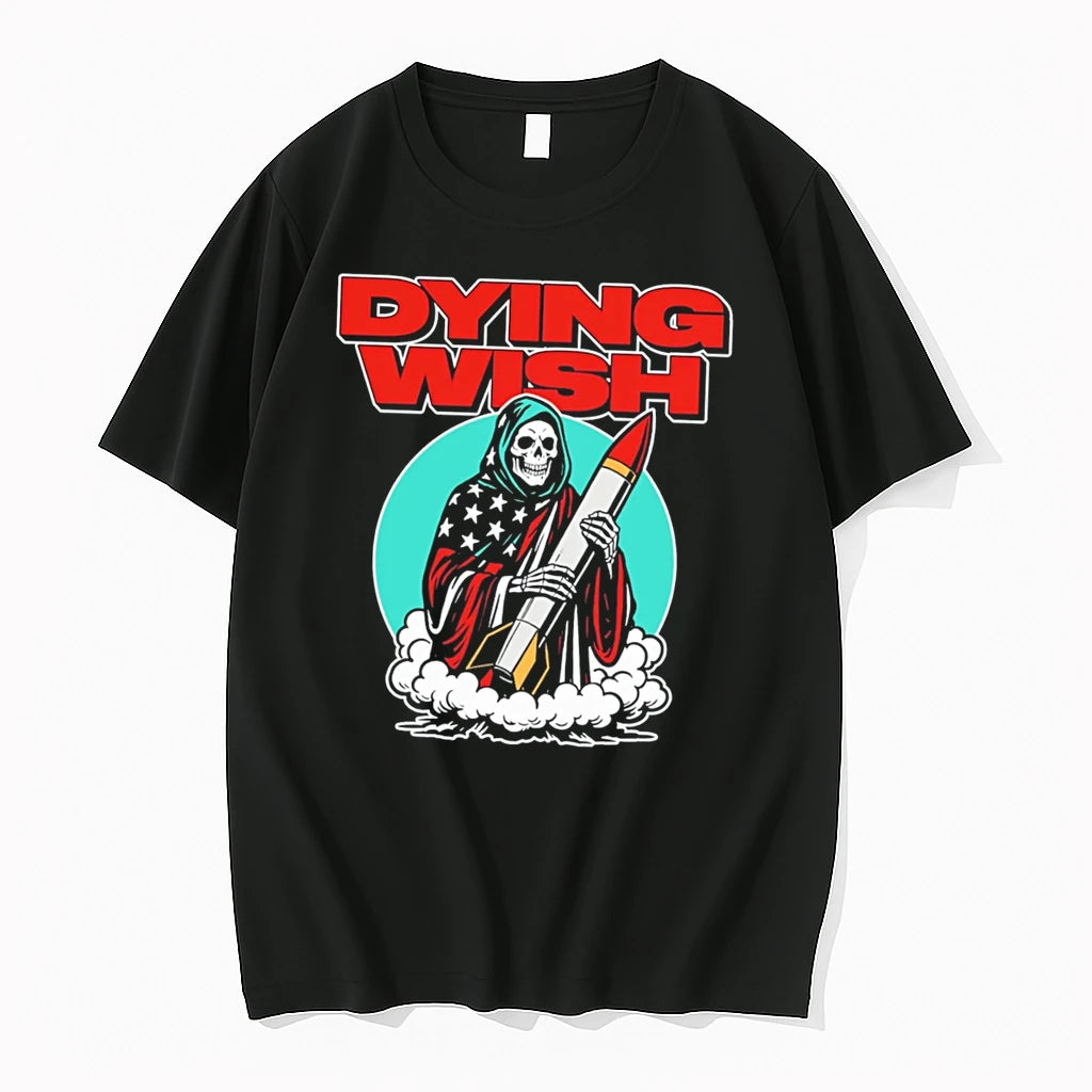 Officials Dying Wish Grim Reaper With Nuclear Missile Tee Premium T Shirt