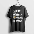 Officials Eat Sleep Overwatch Repeat Tee Premium T Shirt