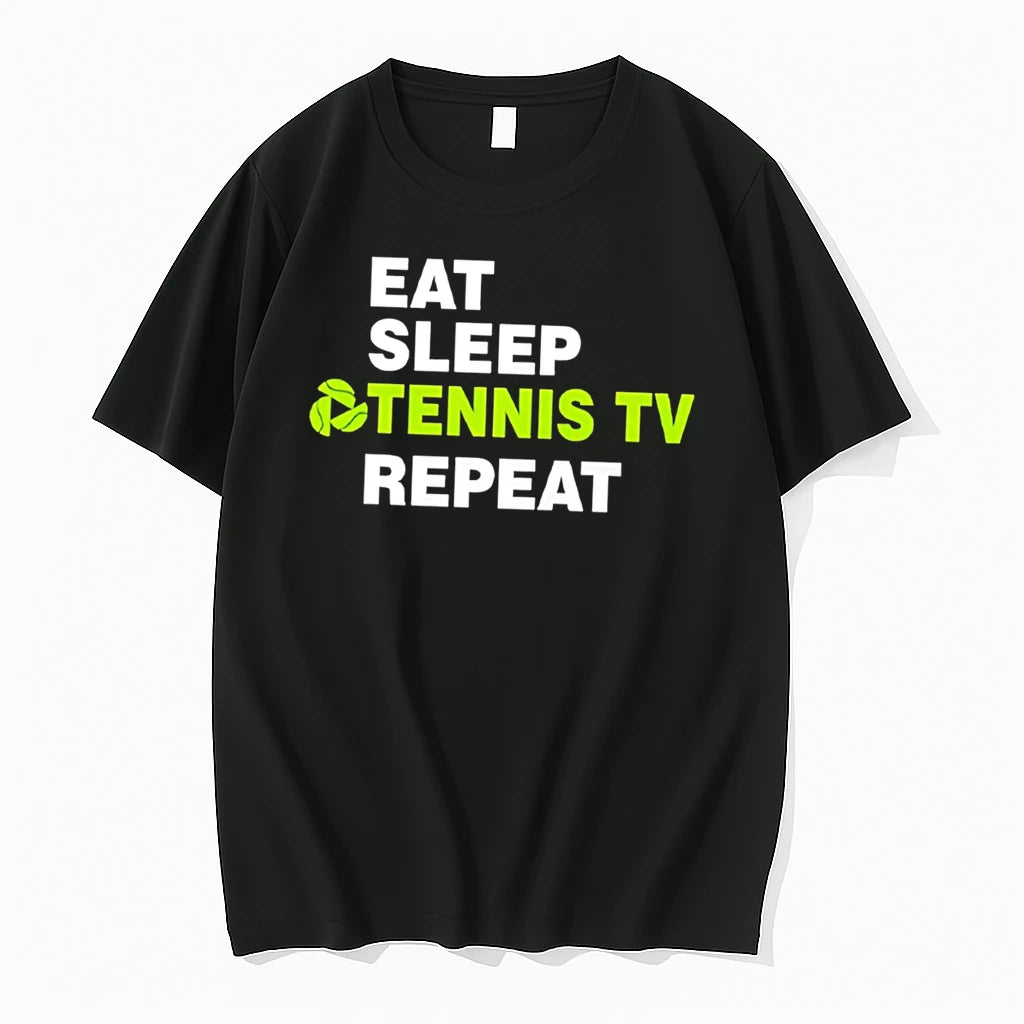 Officials Eat Sleep Tennis Tv Repeat Tee Premium T Shirt