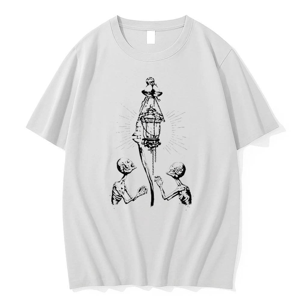 Officials Elden Ring Lanternbearer And Prisoner Character Soul Shrine Dark Fantasy Premium T Shirt