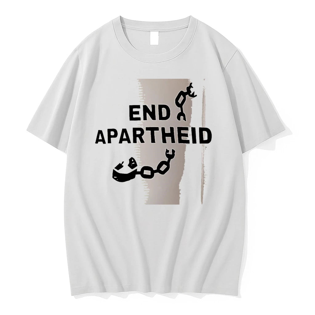 Officials End Apartheid With Broken Chains Symbol White Premium T Shirt