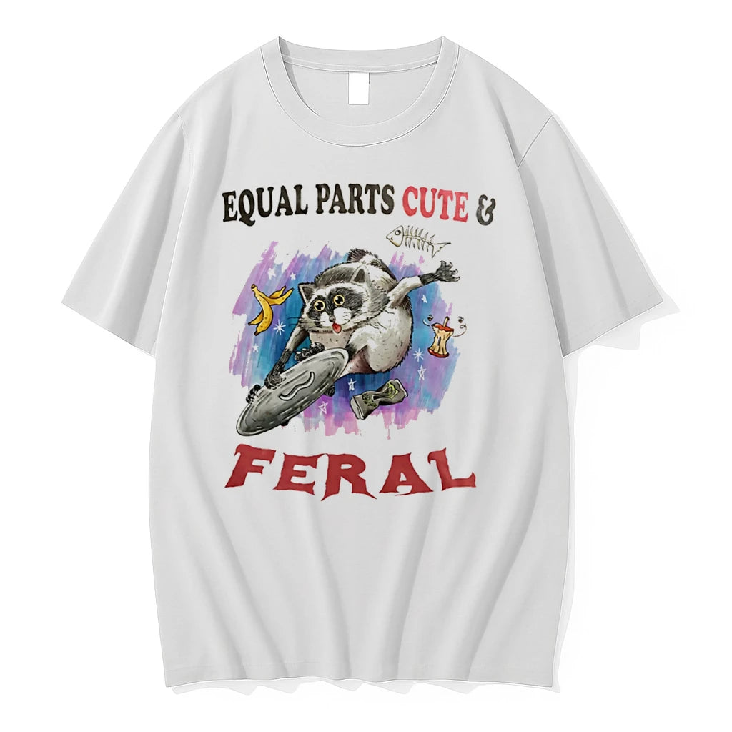 Officials Equal Parts Cute Feral Raccoon Jimothy Tee Premium T Shirt