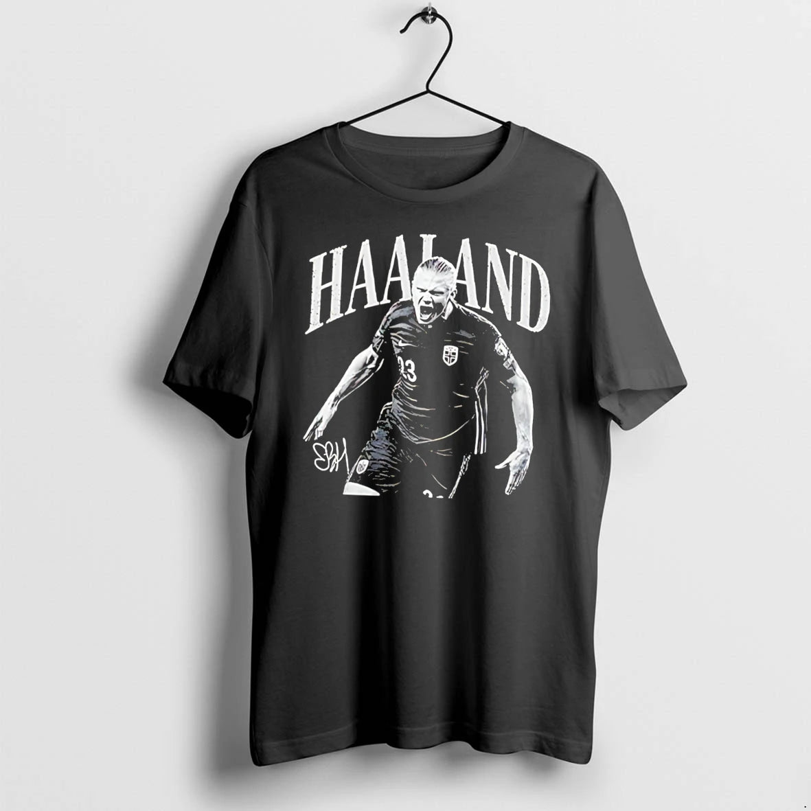 Officials Erling Haaland Norway Football World Cup 2026 Signature Tee Premium T Shirt