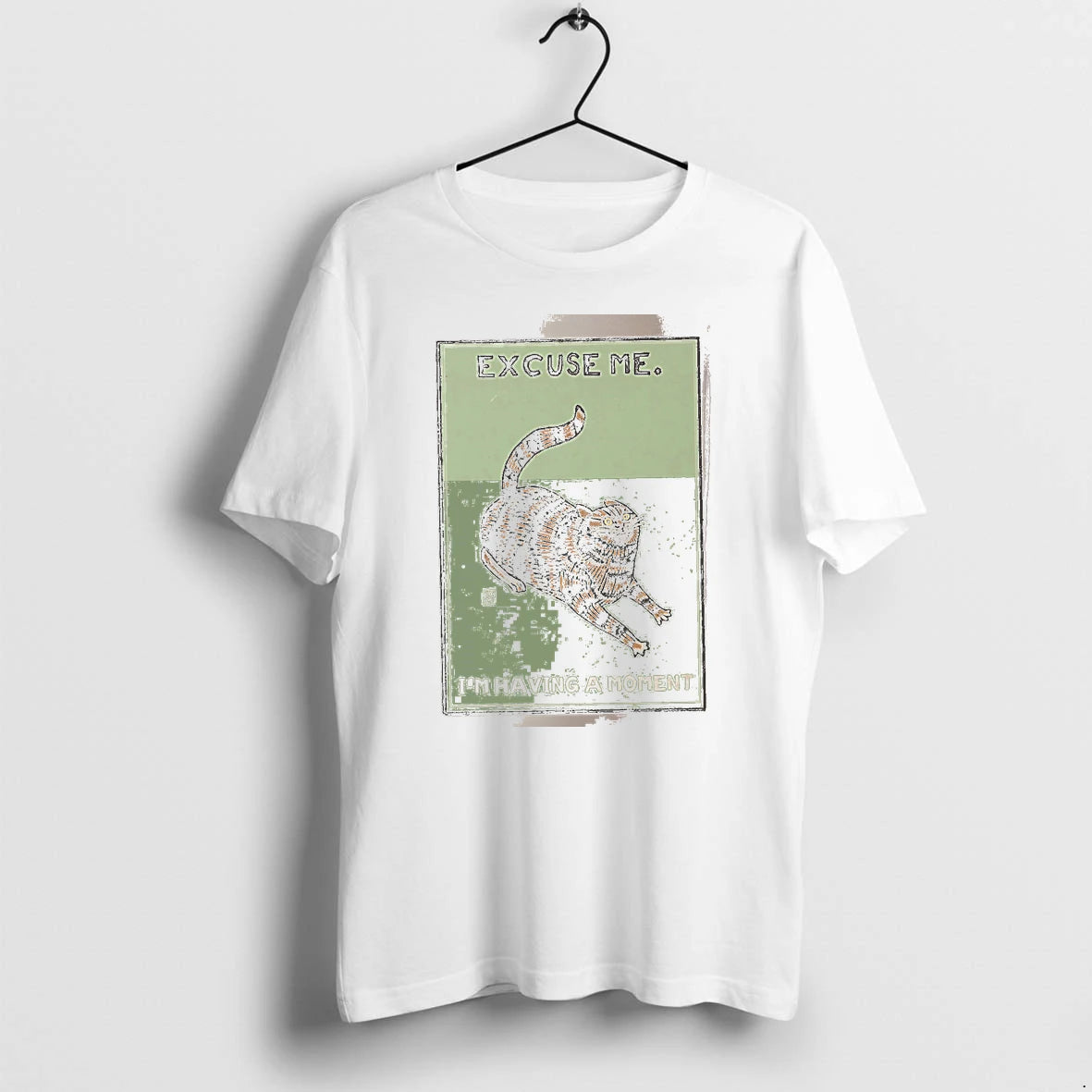 Officials Excuse Me I Am Having A Moment Cat White Premium T Shirt