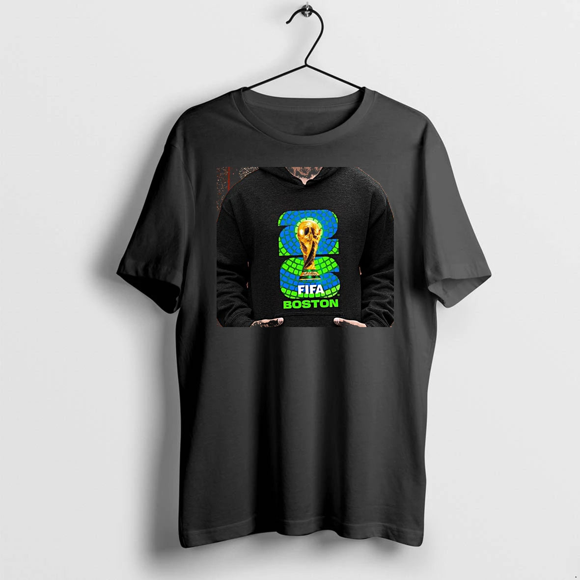 Officials Fifa World Cup 2026 Boston Logo Match Event Promotional Premium T Shirt