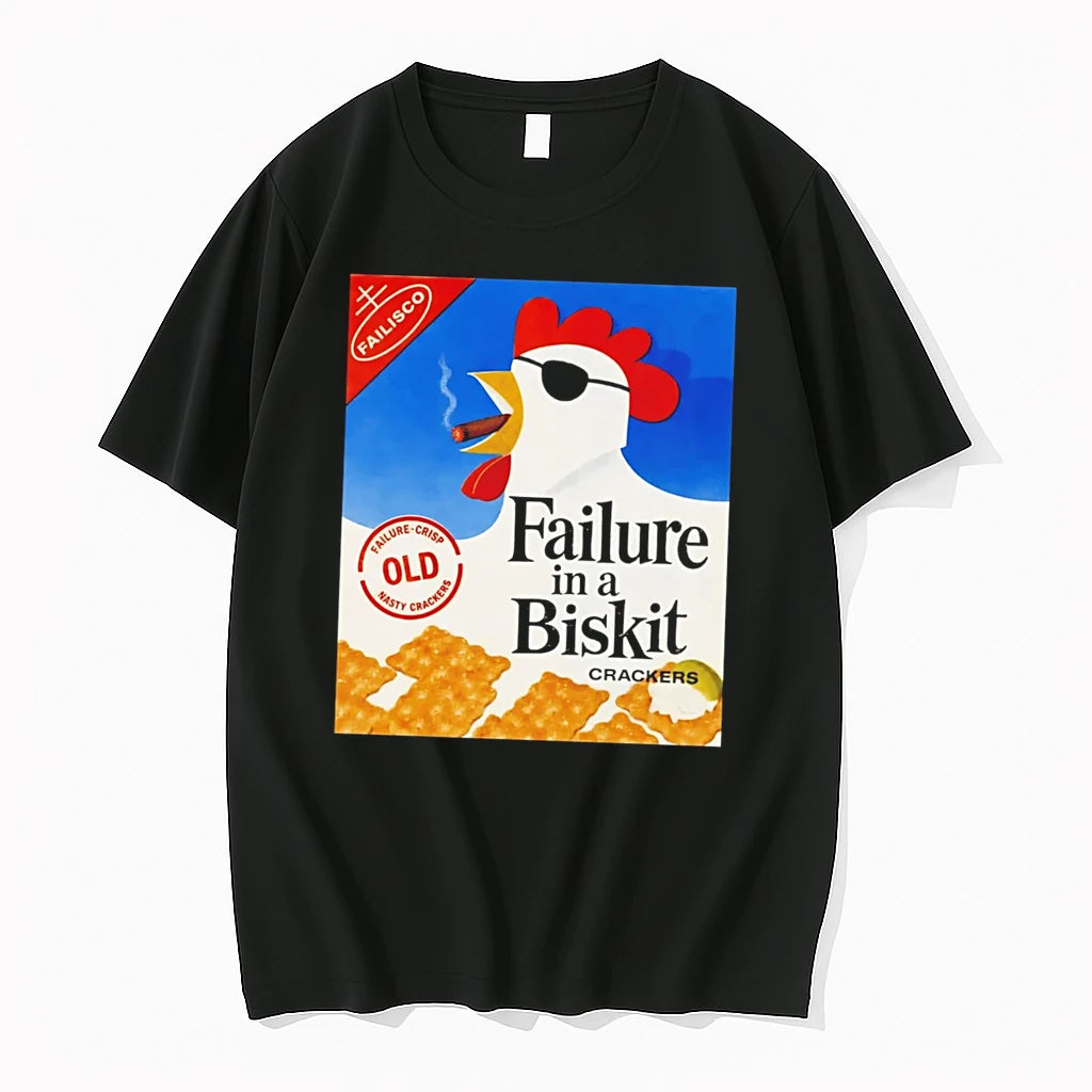 Officials Failure In A Biskit Old Nasty Crackers Failisco Chicken Tee Premium T Shirt