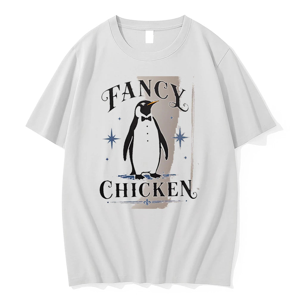 Officials Fancy Chicken White Premium T Shirt