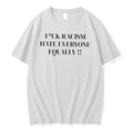 Officials Fck Racism Hate Everyone Equally Anti Racism Tee Premium T Shirt