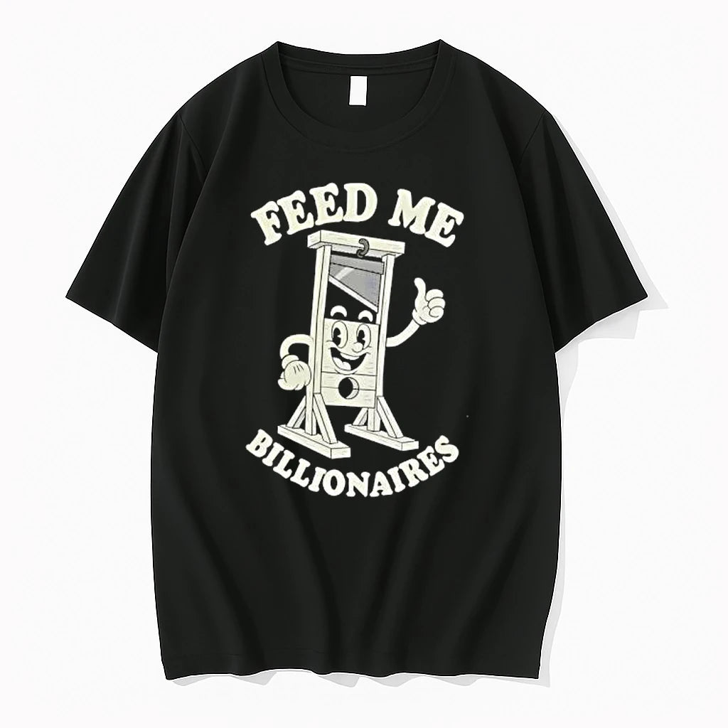 Officials Feed Me Billionaires Guillotine Retro Premium T Shirt
