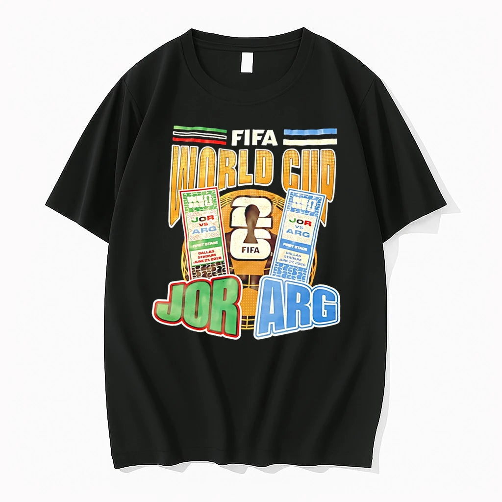 Officials Fifa World Cup 2026 Jordan Vs Argentina Dallas Stadium Tee Premium T Shirt