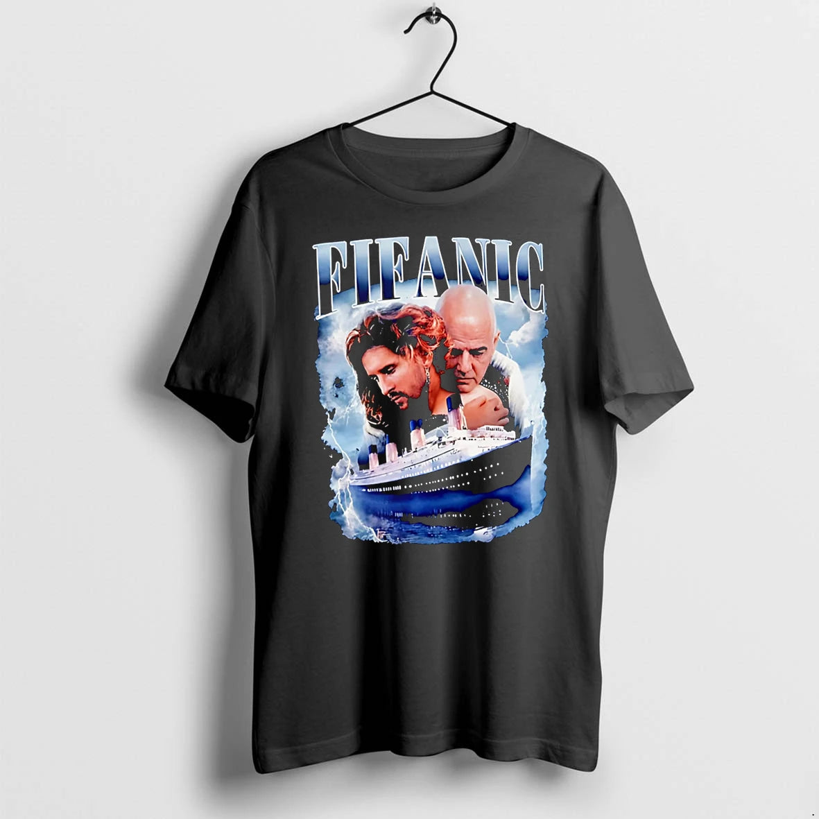 Officials Fifanic Lionel Messi And Pep Guardiola Titanic Premium T Shirt
