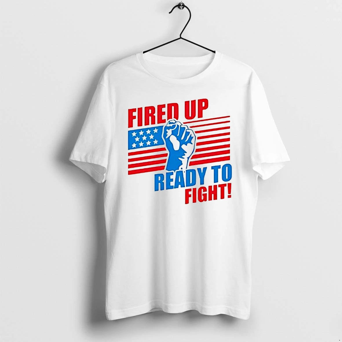 Officials Fired Up And Ready To Go Usa Flag Tee Premium T Shirt