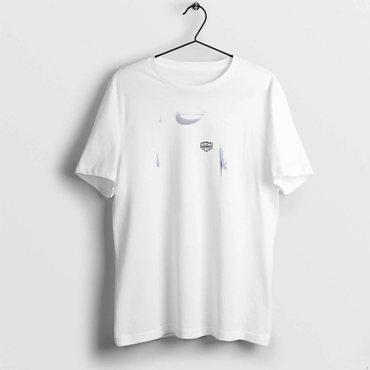 Officials Fishing Enthusiasts Printed Oversized White Mens Premium T Shirt