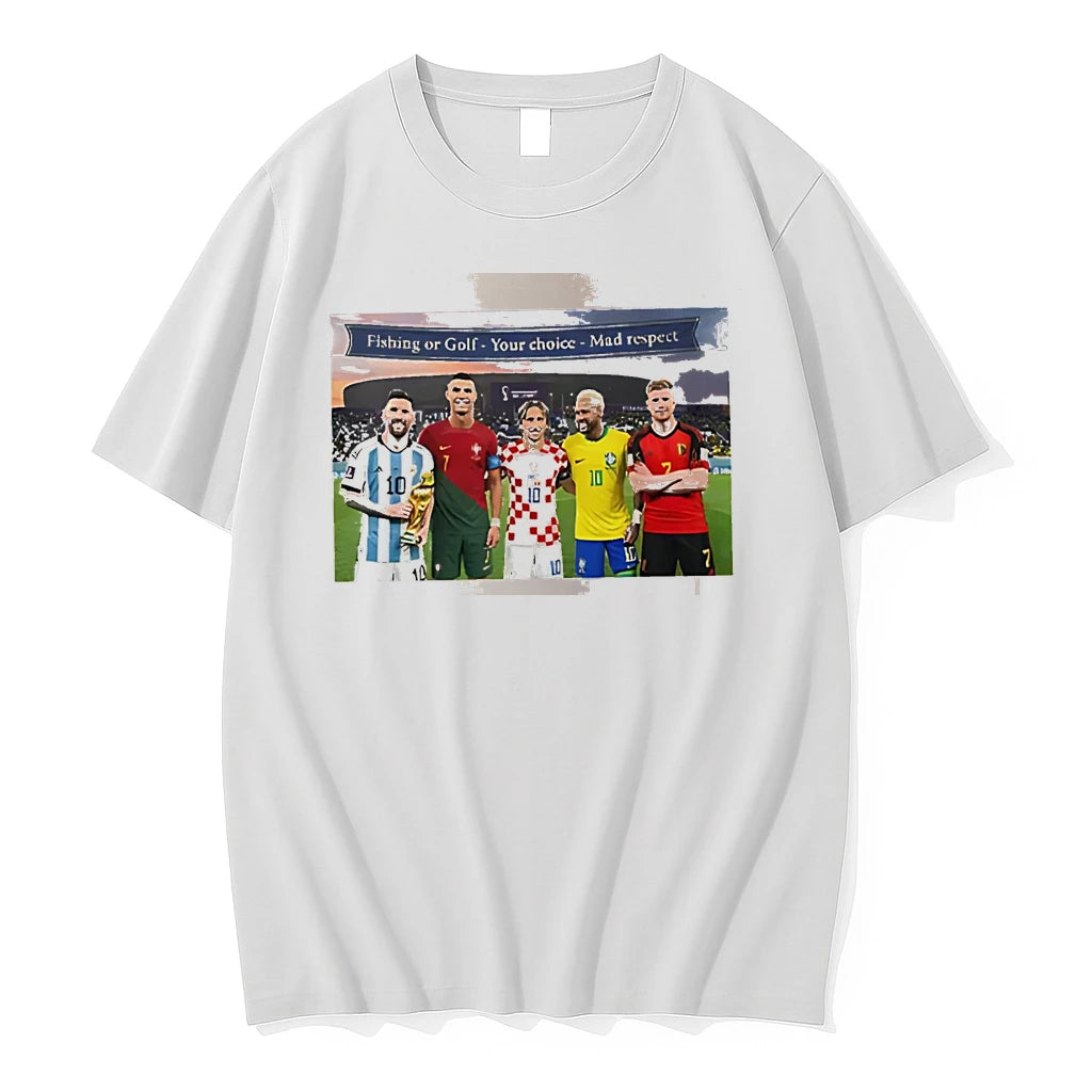Officials Fishing Or Golf Your Choice Mad Respect White Premium T Shirt