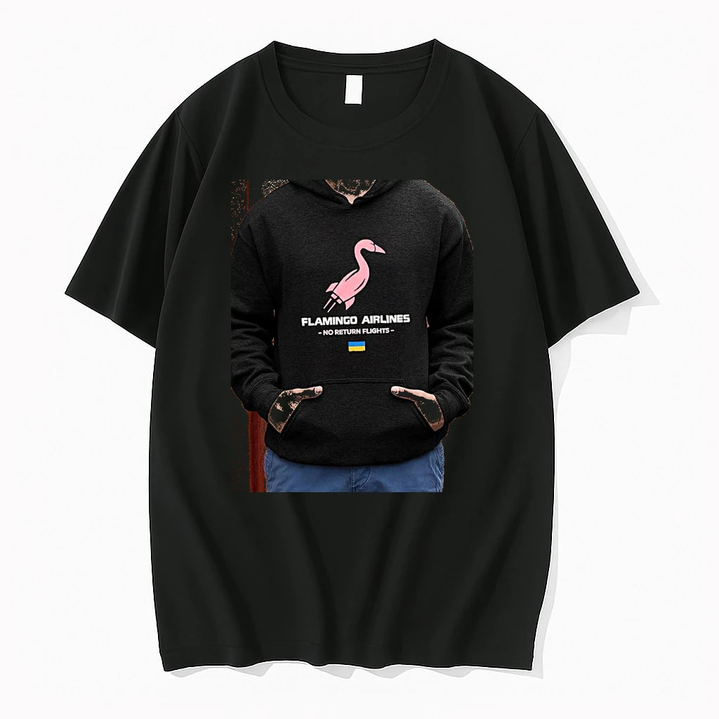 Officials Flamingo Airlines No Return Flights Ukraine Design Premium T Shirt