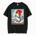 Officials Flight Was Never An Option Penguin Samurai Premium T Shirt