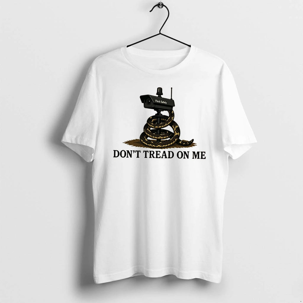 Officials Flock Safety Dont Tread On Me Surveillance Snake Tee Premium T Shirt