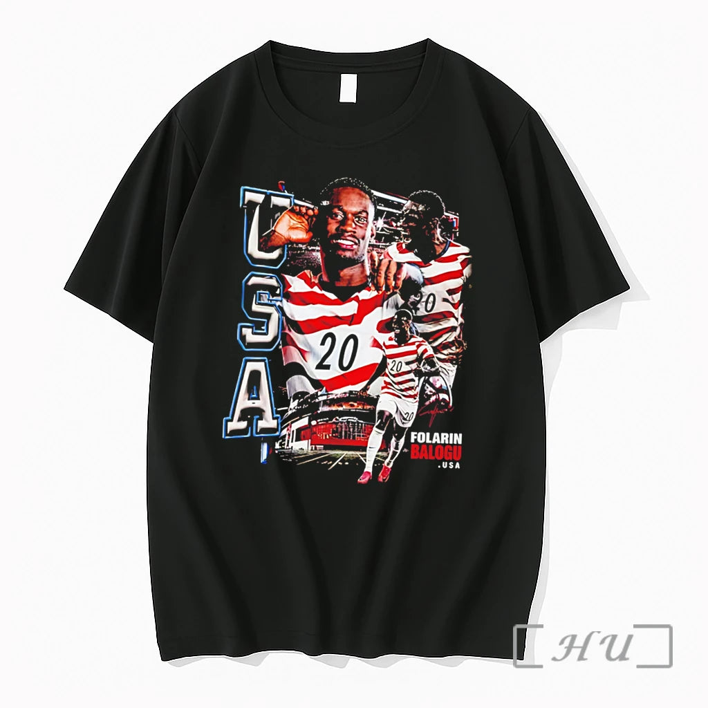 Officials Folarin Balogun Usa Soccer Graphic Tee