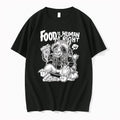 Officials Food Is A Human Right Raccoon Punk Rocker Tee Premium T Shirt