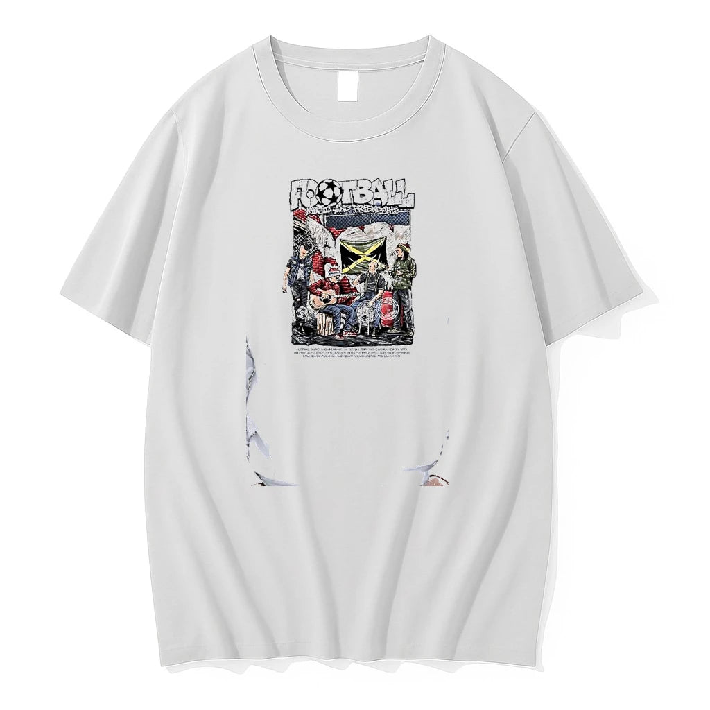 Officials Football Music And Friendship Subculture Supporters Fans Jamaica Culture Premium T Shirt