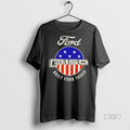 Officials Ford F150 Emblem And Built Ford Tough American Flag Tee Shirt Sweater