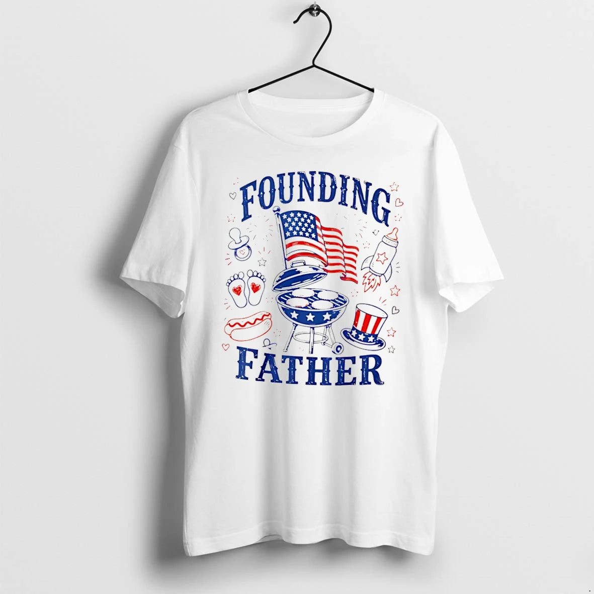 Officials Founding Father 4th Of July 1776 2026 Tee Premium T Shirt