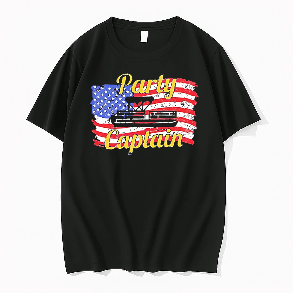 Officials Fourth Of July Party Captain Minnesota Pontoon Boat Tee Premium T Shirt