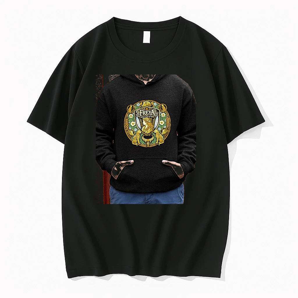Officials Freya Norse Mythology Goddess Of Love And Fertility Symbols Premium T Shirt
