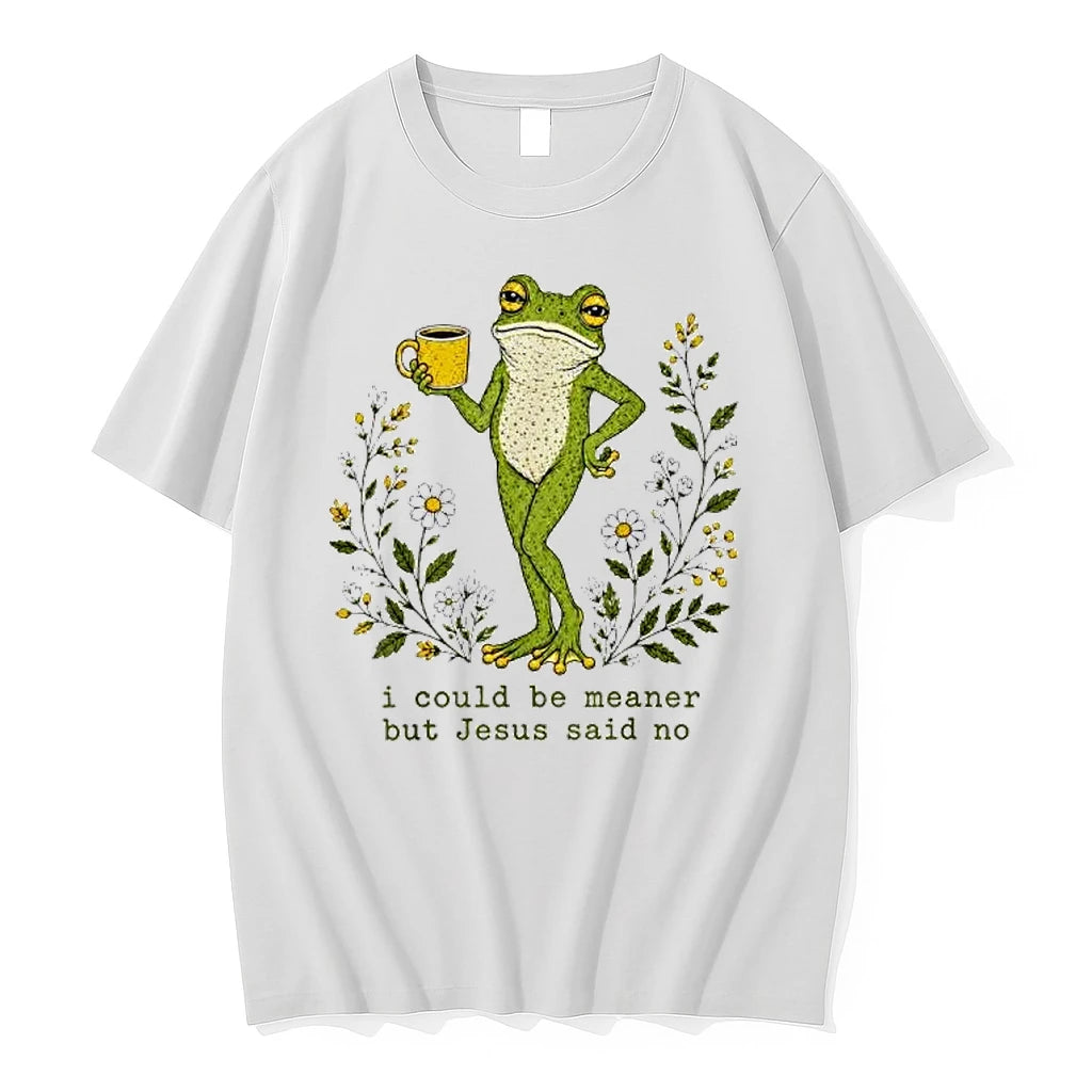 Officials Frog With Coffee I Could Be Meaner But Jesus Said No