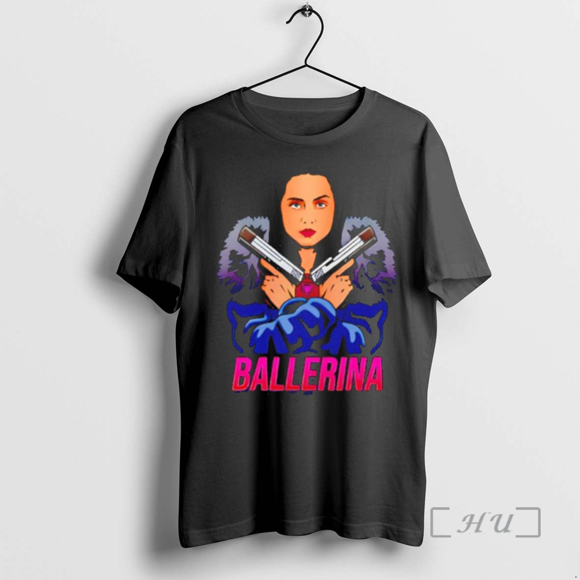Officials World John Wick Ballerina Gun Cartoon Tee Unisex T-shirt, Sweatshirt, Hoodie (1)