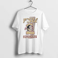 Officials Fsu 1 Seminoles Florida State University Mascot Logo White Premium T Shirt