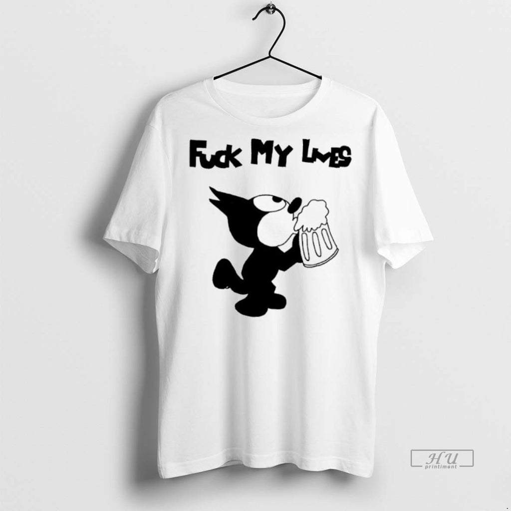Officials Fuck My Lives Cat T Shirt Sweater