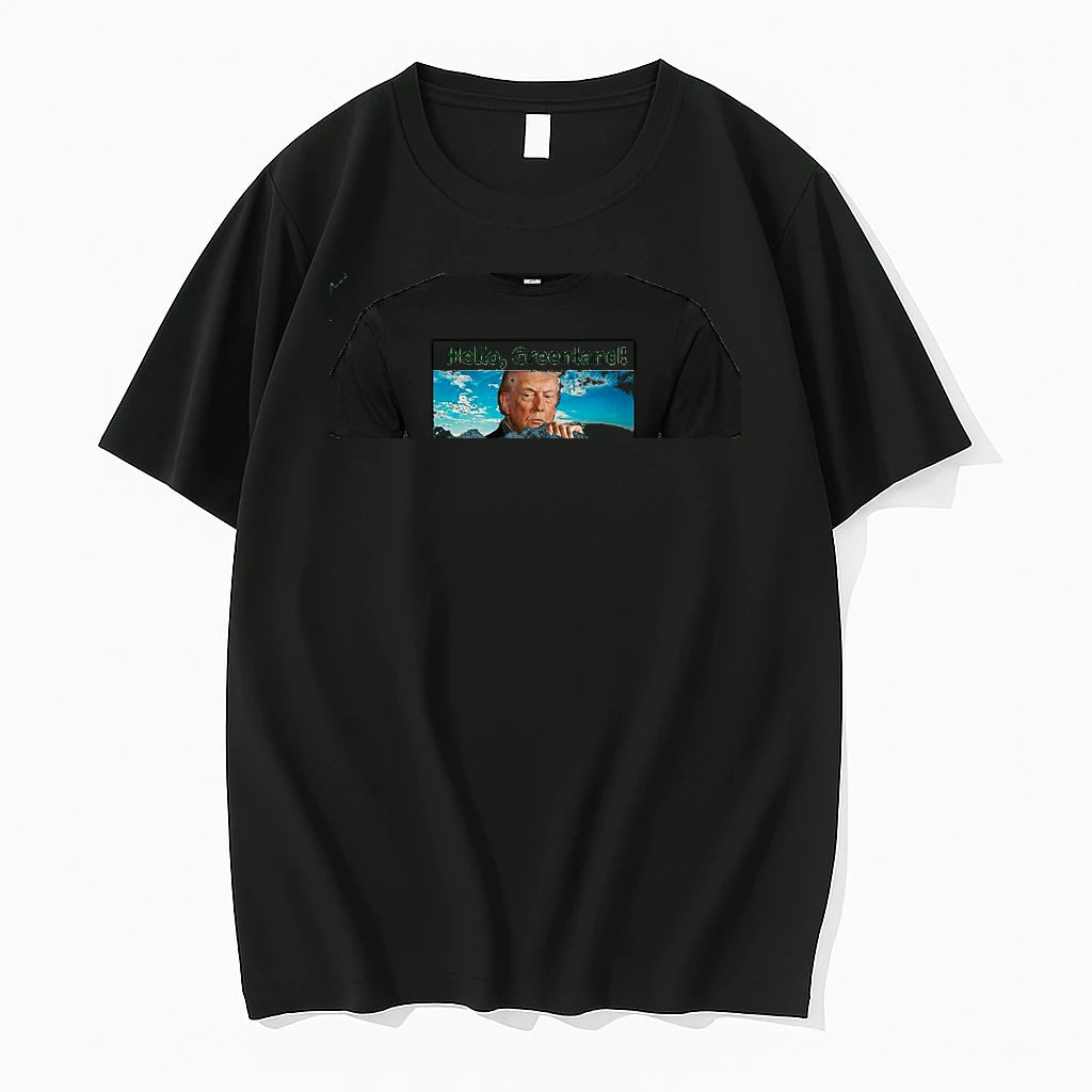 Officials Funny President Trump Hello Greenland 1 Premium T Shirt