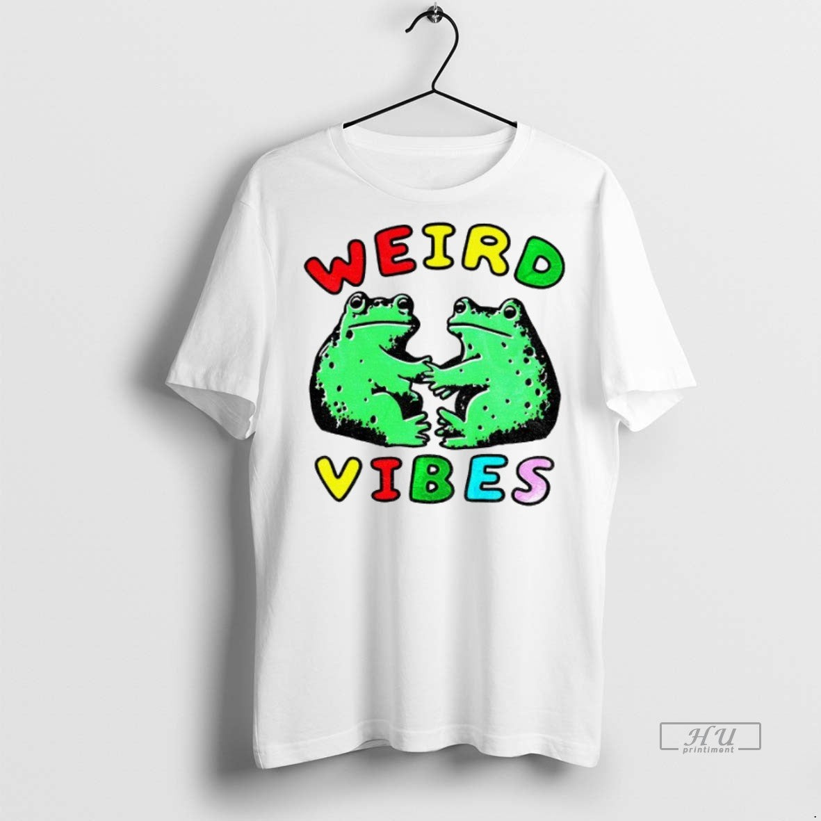 Officials Funny Frog Cottagecore Weird Vibes Toad Tee Shirt Sweater