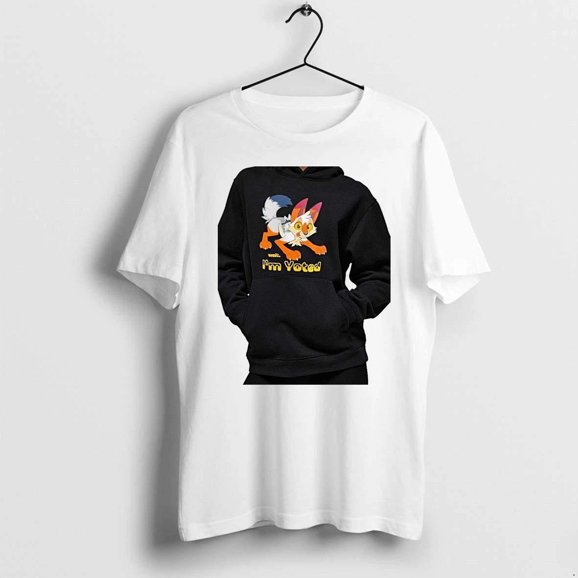 Officials Furry Fox Character Wait I Am Voted Premium T Shirt