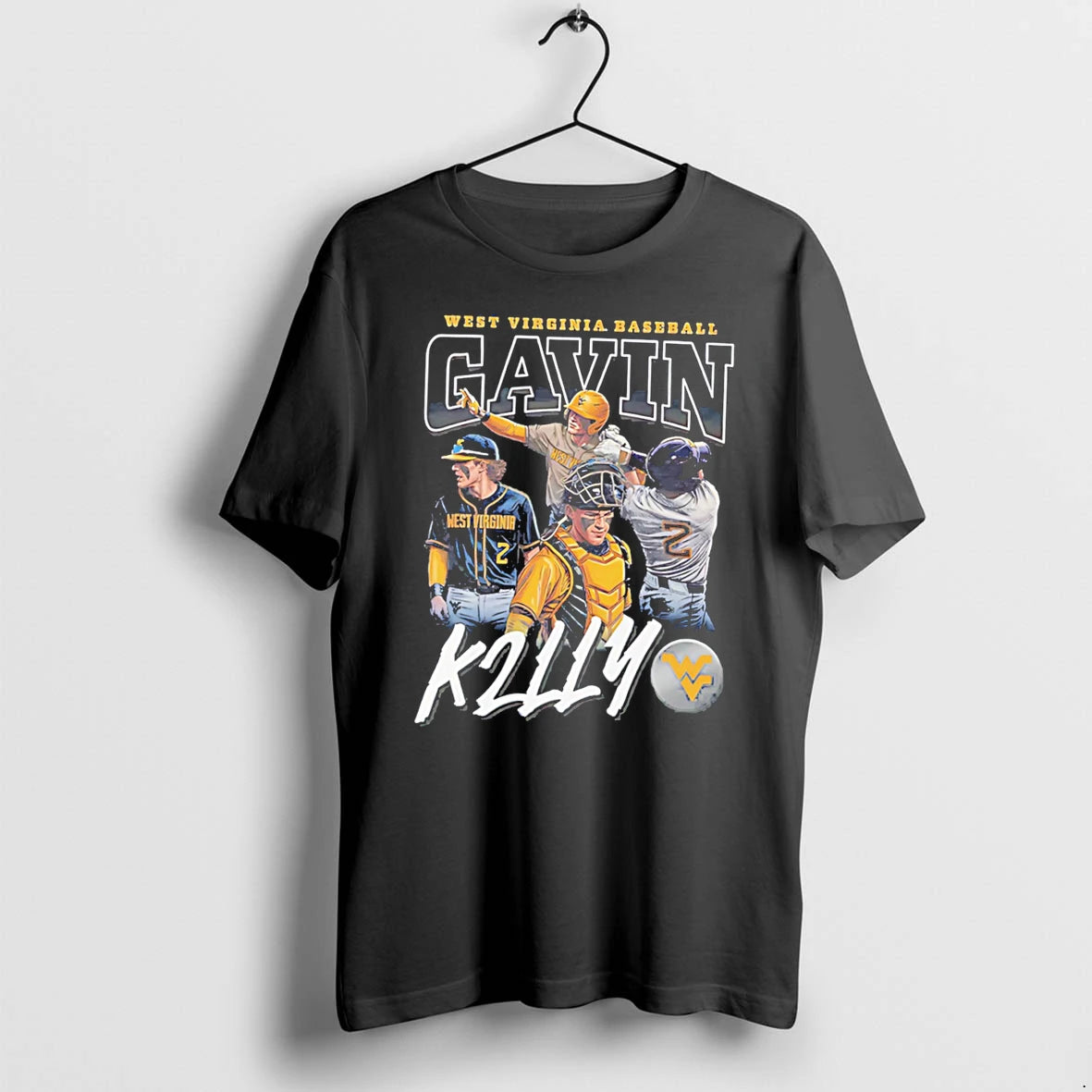 Officials Gavin Kelly West Virginia Baseball 90s Tee Premium T Shirt